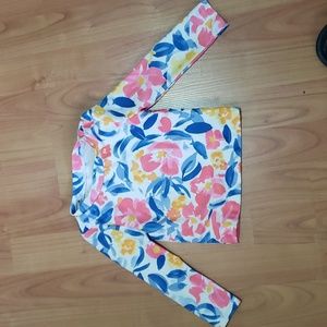 Carter's Rash Guard Swim Top Floral 18 month